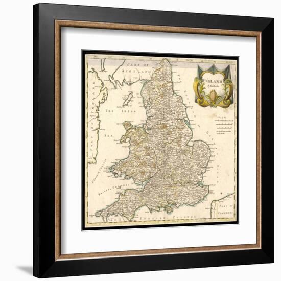 England and Wales-Robert Morden-Framed Art Print