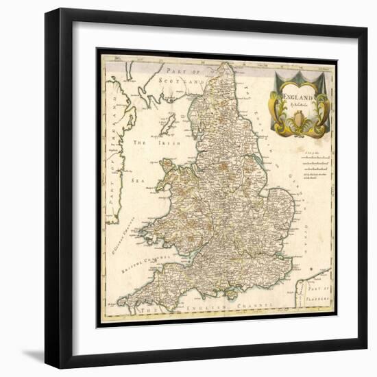 England and Wales-Robert Morden-Framed Art Print