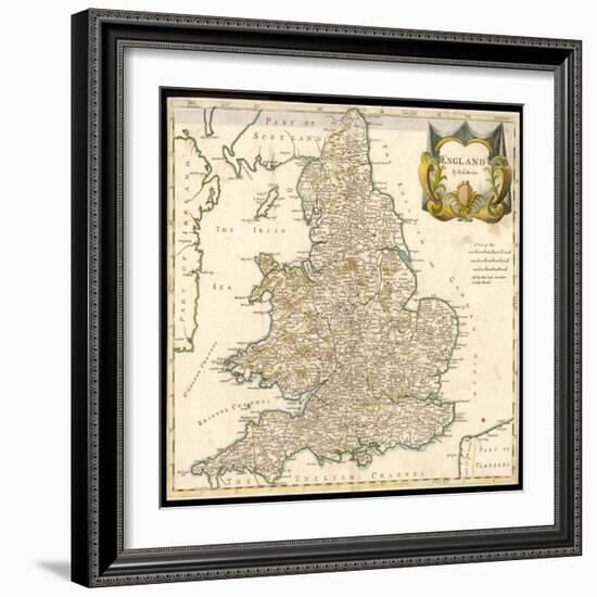 England and Wales-Robert Morden-Framed Art Print