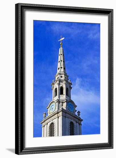 England, Central London, City of Westminster. St. Martin-In-The-Fields at Trafalgar Square-Pamela Amedzro-Framed Photographic Print