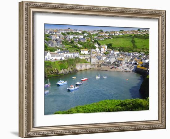 England, Cornwall, Port Isaac, UK-Alan Copson-Framed Photographic Print