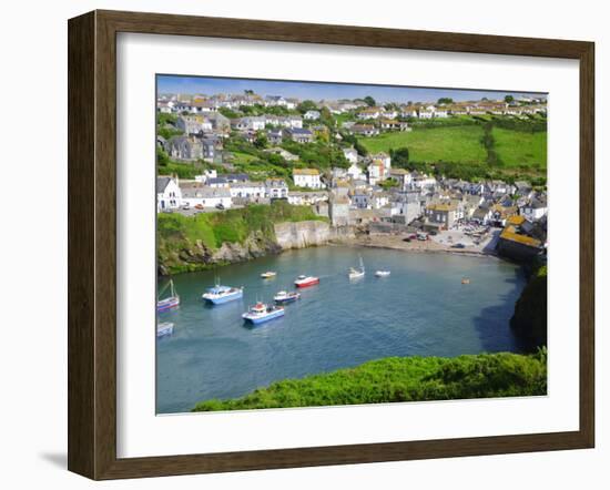 England, Cornwall, Port Isaac, UK-Alan Copson-Framed Photographic Print