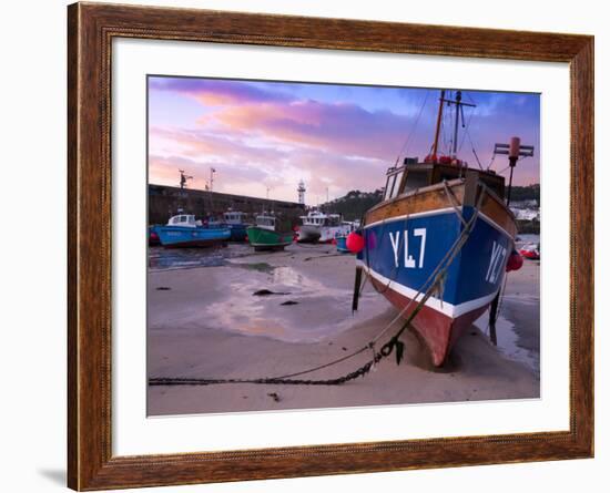 England, Cornwall, St Ives Harbour, UK-Alan Copson-Framed Photographic Print