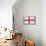 England Country Flag - Barnwood Painting-Lantern Press-Art Print displayed on a wall