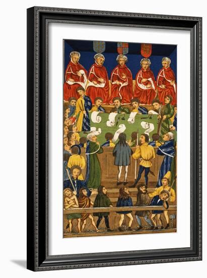 England: Court, 15Th Century-null-Framed Giclee Print