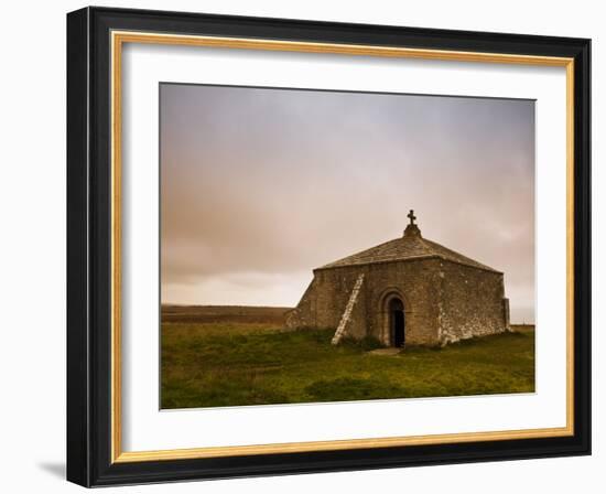 England, Dorset, St Aldhelm's Chapelhe Parish of Worth Matravers-Katie Garrod-Framed Photographic Print