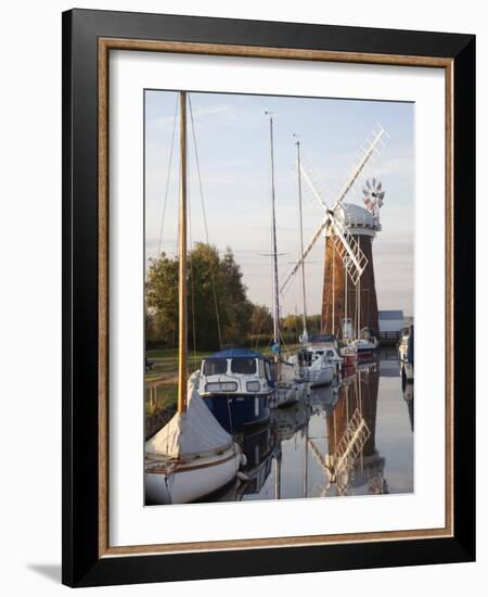 England, East Anglia, Norfolk, Norfolk Broads, Horsey Mill-Steve Vidler-Framed Photographic Print