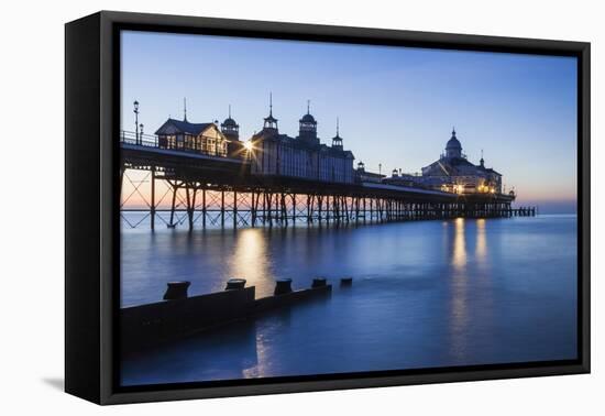 England, East Sussex, Eastbourne, Eastbourne Pier at Dawn-Steve Vidler-Framed Premier Image Canvas