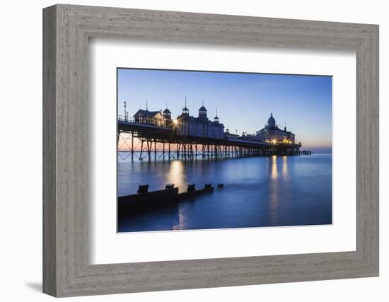 England, East Sussex, Eastbourne, Eastbourne Pier at Dawn-Steve Vidler-Framed Photographic Print