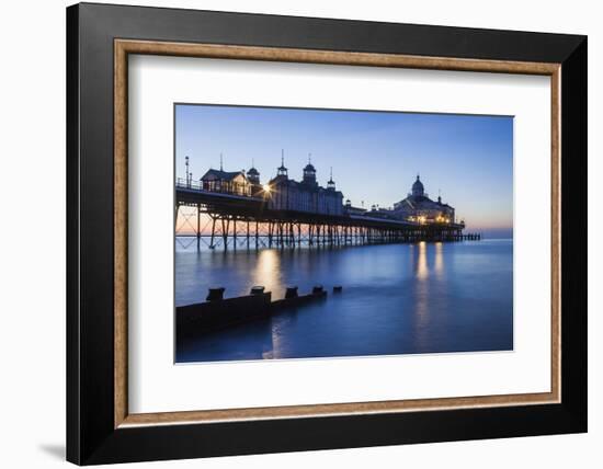 England, East Sussex, Eastbourne, Eastbourne Pier at Dawn-Steve Vidler-Framed Photographic Print