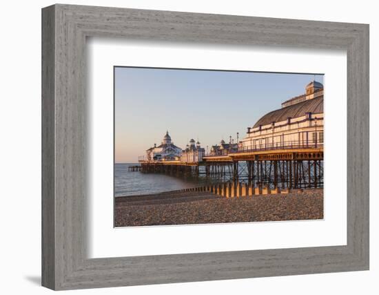 England, East Sussex, Eastbourne, Eastbourne Pier-Steve Vidler-Framed Photographic Print