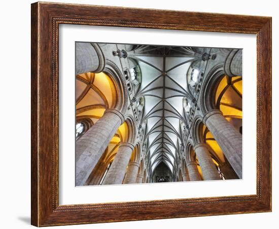 England, Gloucestershire, Gloucester, Gloucester Cathedral-Steve Vidler-Framed Photographic Print