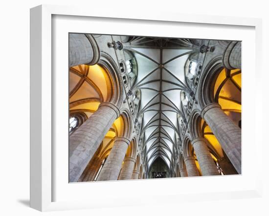 England, Gloucestershire, Gloucester, Gloucester Cathedral-Steve Vidler-Framed Photographic Print