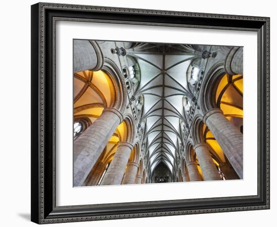 England, Gloucestershire, Gloucester, Gloucester Cathedral-Steve Vidler-Framed Photographic Print