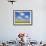 England, Hampshire, Rape Fields and Clouds-Steve Vidler-Framed Photographic Print displayed on a wall