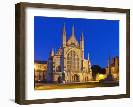 England, Hampshire, Winchester, Winchester Cathedral-Steve Vidler-Framed Photographic Print