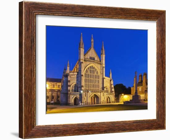 England, Hampshire, Winchester, Winchester Cathedral-Steve Vidler-Framed Photographic Print