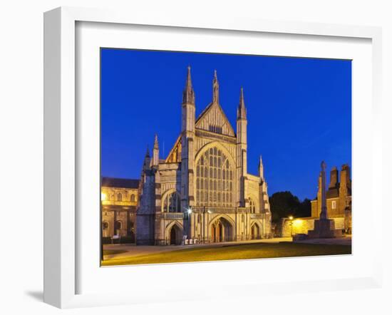 England, Hampshire, Winchester, Winchester Cathedral-Steve Vidler-Framed Photographic Print