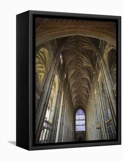 England, Kent, Canterbury, Interior of Canterbury Cathedral-Steve Vidler-Framed Premier Image Canvas
