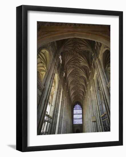 England, Kent, Canterbury, Interior of Canterbury Cathedral-Steve Vidler-Framed Photographic Print