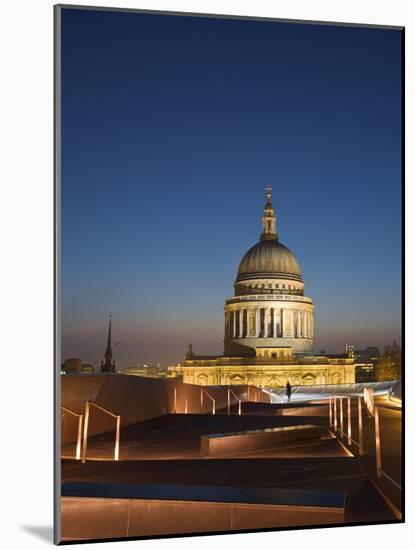 England, London, City of London, St Paul's Cathedral from One New Change Shopping Center Rooftop-Jane Sweeney-Mounted Photographic Print