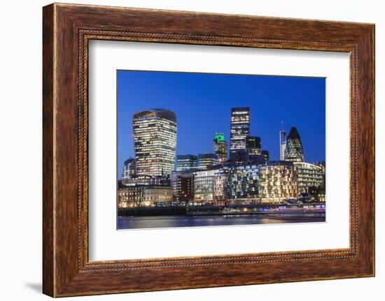 England, London, City Skyline-Steve Vidler-Framed Photographic Print
