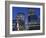 England, London, Docklands, Canary Wharf, Office Buildings at Night-Steve Vidler-Framed Photographic Print