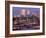 England, London, Docklands, Canary Wharf Skyline-Steve Vidler-Framed Photographic Print