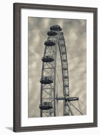 England, London, London Eye, Morning-Walter Bibikow-Framed Photographic Print