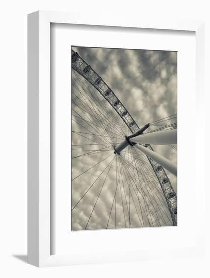 England, London, London Eye, Morning-Walter Bibikow-Framed Photographic Print