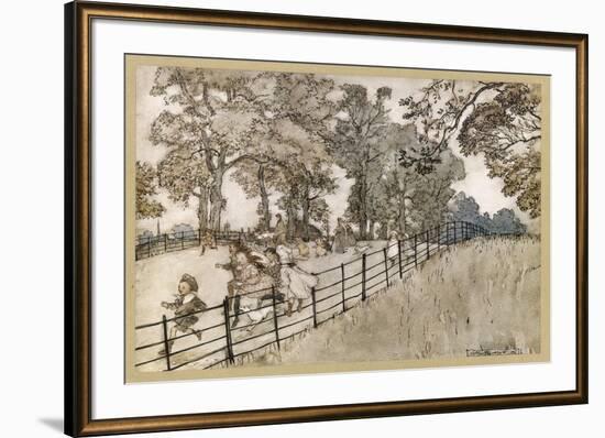 England, London, Parks-Arthur Rackham-Framed Art Print