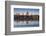 England, London, Reflection in Puddle, Near Millennium Bridge, Dawn-Walter Bibikow-Framed Photographic Print