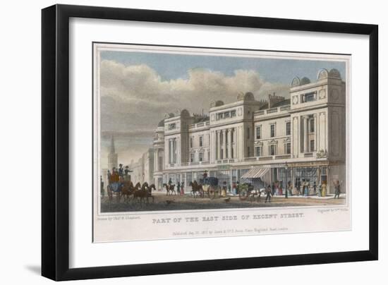 England, London, Regent St-Thomas H Shepherd-Framed Art Print
