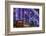 England, London, Soho, Oxford Street, Christmas Decorations and Bus-Walter Bibikow-Framed Photographic Print