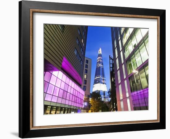 England, London, Southwark, the Shard-Steve Vidler-Framed Photographic Print