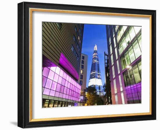 England, London, Southwark, the Shard-Steve Vidler-Framed Photographic Print