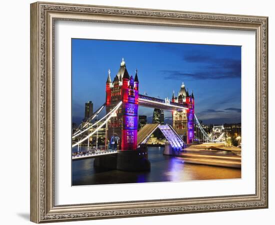 England, London, Southwark, Tower Bridge-Steve Vidler-Framed Photographic Print