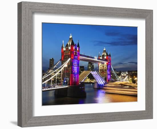 England, London, Southwark, Tower Bridge-Steve Vidler-Framed Photographic Print