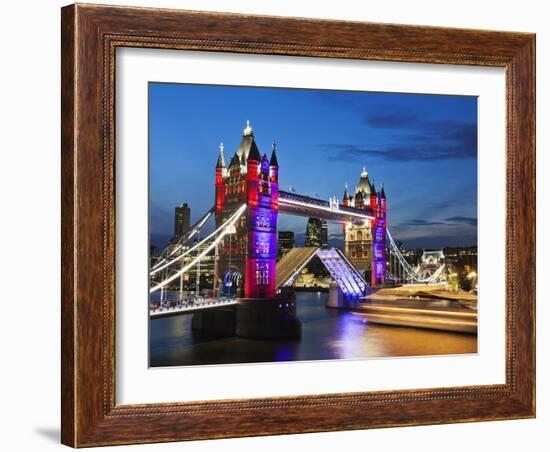 England, London, Southwark, Tower Bridge-Steve Vidler-Framed Photographic Print