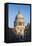 England, London, St. Pauls Cathedral, Dawn-Walter Bibikow-Framed Premier Image Canvas