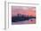 England, London, Sunrise Over Docklands and Canary Wharf-Steve Vidler-Framed Photographic Print