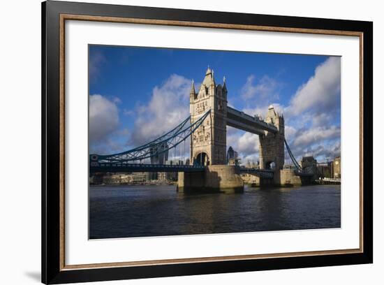 England, London, Tower Bridge, Late Afternoon-Walter Bibikow-Framed Photographic Print