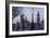 England, London, Victoria Embankment, Houses of Parliament and Big Ben-Walter Bibikow-Framed Photographic Print