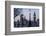 England, London, Victoria Embankment, Houses of Parliament and Big Ben-Walter Bibikow-Framed Photographic Print