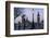 England, London, Victoria Embankment, Houses of Parliament and Big Ben-Walter Bibikow-Framed Photographic Print