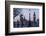 England, London, Victoria Embankment, Houses of Parliament and Big Ben-Walter Bibikow-Framed Photographic Print