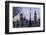 England, London, Victoria Embankment, Houses of Parliament and Big Ben-Walter Bibikow-Framed Photographic Print