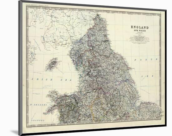 England, North Wales, c.1861-Alexander Keith Johnston-Mounted Art Print