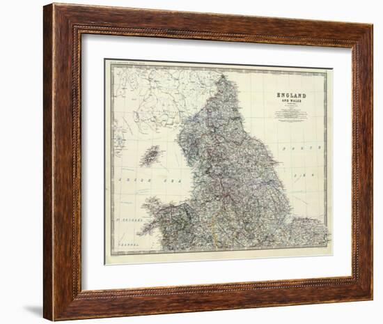 England, North Wales, c.1861-Alexander Keith Johnston-Framed Art Print