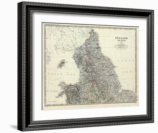 England, North Wales, c.1861-Alexander Keith Johnston-Framed Art Print